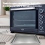 Comprar Horno de Sobremesa Grunkel HR-38PRO/ 2000W/ Capacidad 38L/ Negro - Ganga Electrónica