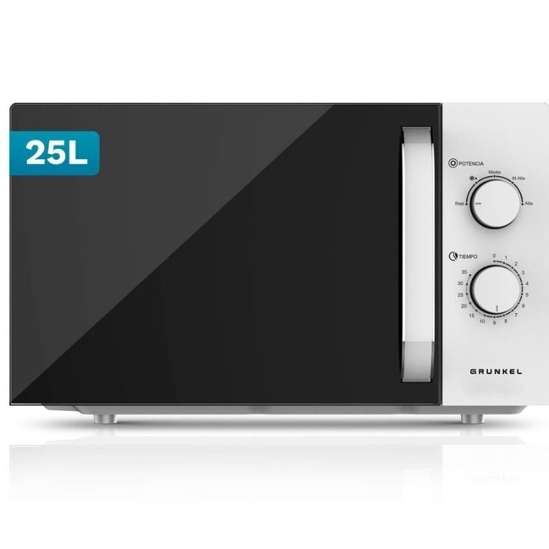 Comprar Microondas Grunkel MW-25EASY/ 850W/ Capacidad 25L/ Blanco - Ganga Electrónica