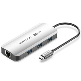 Comprar Docking USB Tipo-C Vention TQHHB/ 1xHDMI 4K/ 3xUSB/ 1xUSB Tipo-C PD/ 1xRJ45/ Gris - Ganga Electrónica