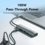 Comprar Docking USB Tipo-C Vention TGLHB/ 1xUSB Tipo-C/ 2xUSB/ 1xHDMI 4K/ 1xUSB Tipo-C PD/ Gris - Ganga Electrónica