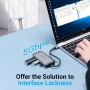 Comprar Docking USB Tipo-C Vention TGSHB/ 3xUSB/ 1xHDMI 4K/ 1xVGA/ 1xUSB Tipo-C PD/ Gris - Ganga Electrónica