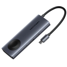 Comprar Docking USB Tipo-C con Carga Inalámbrica Vention TPMHB/ 1xHDMI 4K/ 2xUSB/ 1xUSB Tipo-C/ 1xUSB Tipo-C PD/ Gris - Ganga El