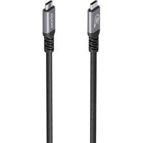 Comprar Cable USB 3.2 Tipo-C Aisens A107-0990/ USB Tipo-C Macho - USB Tipo-C Macho/ Hasta 100W/ 10Gbps/ 5m/ Negro - Ganga Electr
