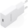 Comprar Cargador de Pared GaN Aisens A110-0997/ 1xUSB Tipo-C/ 20W/ Blanco - Ganga Electrónica