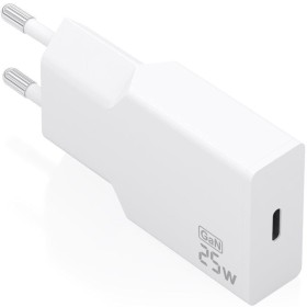 Comprar Cargador de Pared GaN Aisens A110-0999/ 1xUSB Tipo-C/ 25W/ Blanco - Ganga Electrónica