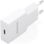 Comprar Cargador de Pared GaN Aisens A110-0999/ 1xUSB Tipo-C/ 25W/ Blanco - Ganga Electrónica