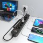 Comprar Regleta con Interruptor Aisens ASPS-2A2C17-BK/ 6 Tomas de Corriente/ 2 USB - 2 USB Tipo-C/ Cable 1.4m/ Negro - Ganga Ele