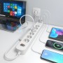 Comprar Regleta con Interruptor Aisens ASPS-2A2C16-W/ 6 Tomas de Corriente/ 2 USB - 2 USB Tipo-C/ Cable 1.4m/ Blanco - Ganga Ele
