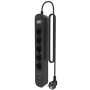 Comprar Regleta con Interruptor Aisens ASPS-2A2C15-BK/ 5 Tomas de Corriente/ 2 USB - 2 USB Tipo-C/ Cable 1.4m/ Negro - Ganga Ele