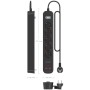 Comprar Regleta con Interruptor Aisens ASPS-2A2C15-BK/ 5 Tomas de Corriente/ 2 USB - 2 USB Tipo-C/ Cable 1.4m/ Negro - Ganga Ele