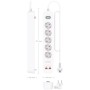 Comprar Regleta con Interruptor Aisens ASPS-2A2C14-W/ 5 Tomas de Corriente/ 2 USB - 2 USB Tipo-C/ Cable 1.4m/ Blanco - Ganga Ele