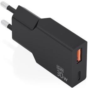 Comprar Cargador de Pared GaN Aisens A110-1005/ 1xUSB Tipo-C/ 1xUSB/ 30W/ Negro - Ganga Electrónica