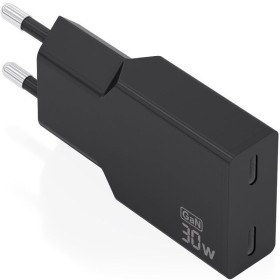 Comprar Cargador de Pared GaN Aisens A110-1006/ 2xUSB Tipo-C/ 30W/ Negro - Ganga Electrónica