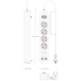 Comprar Regleta con Interruptor Aisens ASPS-2A2C12-W/ 4 Tomas de Corriente/ 2 USB - 2 USB Tipo-C/ Cable 1.4m/ Blanco - Ganga Ele