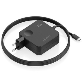 Comprar Cargador de Pared Aisens ASCH-1PD65WL80-BK/ 1xUSB Tipo-C/ 65W/ Negro - Ganga Electrónica