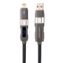 Comprar Cable USB 2.0 Tipo-C Nanocable 10.01.2501/ USB Tipo-C Macho + USB Macho - USB Tipo-C Macho + Lightning Macho/ Hasta 27W/