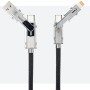Comprar Cable USB 2.0 Tipo-C Nanocable 10.01.2601/ USB Tipo-C Macho + USB Macho - USB Tipo-C Macho + Lightning Macho/ Hasta 27W/