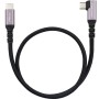 Comprar Cable USB 3.2 Tipo-C Acodado Nanocable 10.01.4702/ USB Tipo-C Macho - USB Tipo-C Macho/ Hasta 100W/ 10Gbps/ 2m/ Negro - 