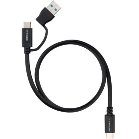 Comprar Cable USB 3.2 Tipo-C Nanocable 10.01.4800/ USB Tipo-C Macho/ USB Macho - USB Tipo-C Macho/ Hasta 60W/ 10Gbps/ 50cm/ Negr