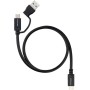 Comprar Cable USB 3.2 Tipo-C Nanocable 10.01.4800/ USB Tipo-C Macho/ USB Macho - USB Tipo-C Macho/ Hasta 60W/ 10Gbps/ 50cm/ Negr