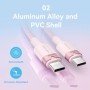 Comprar Cable USB 2.0 Tipo-C 5A Vention TRIPF/ USB Tipo-C Macho - USB Tipo-C Macho/ Hasta 240W/ 480Mbps/ 1m/ Rosa - Ganga Electr