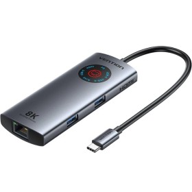 Comprar Docking USB Tipo-C Vention TQZHB/ RJ45/ 2xUSB/ 1xUSB Tipo-C/ 1xHDMI/ 1xUSB Tipo-C PD/ Gris - Ganga Electrónica