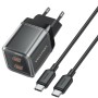 Comprar Cargador de Pared GaN Vention TZ-FCFB0-EU/ 2xUSB Tipo-C + Cable USB Tipo-C/ 45W - Ganga Electrónica