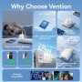 Comprar Cargador de Pared GaN Vention TZ-FCFB0-EU/ 2xUSB Tipo-C + Cable USB Tipo-C/ 45W - Ganga Electrónica