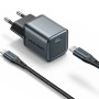 Comprar Cargador de Pared GaN Vention TZ-FEVH0-EU/ 1xUSB Tipo-C + Cable Lightning/ 20W - Ganga Electrónica