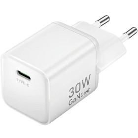 Comprar Cargador de Pared GaN Vention FCIW0-EU/ 1xUSB Tipo-C/ 30W - Ganga Electrónica