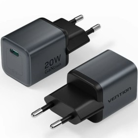 Comprar Cargador de Pared GaN Vention FEVH0-EU/ 1xUSB Tipo-C/ 20W - Ganga Electrónica