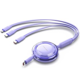 Comprar Cable USB Tipo-C 2.0 5A Vention TRKVBE/ USB Tipo-C Macho - 3x USB Tipo-C Macho/ Hasta 100W/ 480Mbps/ 1.1m/ Morado - Gang