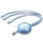 Comprar Cable USB Tipo-C 2.0 5A Vention TRJSBE/ USB Tipo-C Macho - 3x USB Tipo-C Macho/ Hasta 100W/ 480Mbps/ 1.1m/ Azul - Ganga 