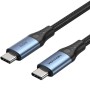 Comprar Cable USB 2.0 Tipo-C 5A Vention TREBH/ USB Tipo-C Macho - USB Tipo-C Macho/ Hasta 240W/ 480Mbps/ 2m/ Azul y Negro - Gang