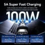 Comprar Cable USB 3.2 Tipo-C 5A Vention TRGWF/ USB Tipo-C Macho - USB Tipo-C Macho/ Hasta 100W/ 10Gbps/ 1m/ Blanco - Ganga Elect