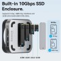 Comprar Docking para Mac Mini USB Tipo-C Vention THIHAG/ Ranura SSD M.2/ 4xUSB/ 1xUSB Tipo-C/ 1xDisplayPort 4K/ 1xLector Tarjeta