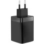 Comprar Cargador de Pared GaN Mars Gaming MD-GAN65R/ 1xUSB Tipo-C/ 1xUSB/ 65W/ Negro - Ganga Electrónica