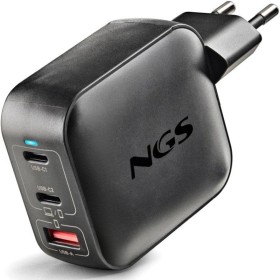 Comprar Cargador de Pared GaN NGS BUD100WTINY 100W/ 2xUSB Tipo-C/ 1xUSB/ 100W - Ganga Electrónica