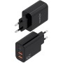 Comprar Cargador de Pared GaN Aisens A110-1028/ 2xUSB Tipo-C/ 2xUSB/ 32W/ Negro - Ganga Electrónica