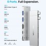 Comprar Docking USB Tipo-C Vention THZH0/ 1xHDMI 4K/ 2xUSB/ 2xUSB Tipo-C/ 1xThunderBolt/ 1xUSB Tipo-C PD/ Gris - Ganga Electróni