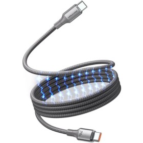 Comprar Cable Magnético USB 2.0 Tipo-C 5A Vention TSAJG/ USB Tipo-C Macho - USB Tipo-C Macho/ Hasta 240W/ 480Mbps/ 1.5m/ Titanio