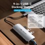 Comprar Docking USB Tipo-C Vention TQLHB/ 1xHDMI 4K/ 3xUSB/ 1xUSB Tipo-C PD/ 1xRJ45/ 1xJack 3.5mm/ 1xLector de Tarjetas/ Gris - 