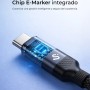Comprar Cable USB 2.0 Tipo-C Subblim PowerMag Led/ USB Tipo-C Macho - USB Tipo-C Macho/ Hasta 100W/ 480Mbps/ 2m/ Negro - Ganga E