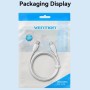 Comprar Cable USB 2.0 Tipo-C Vention TRWHF/ USB Tipo-C Macho - USB Tipo-C Macho/ Hasta 100W/ 480Mbps/ 1m/ Gris - Ganga Electróni
