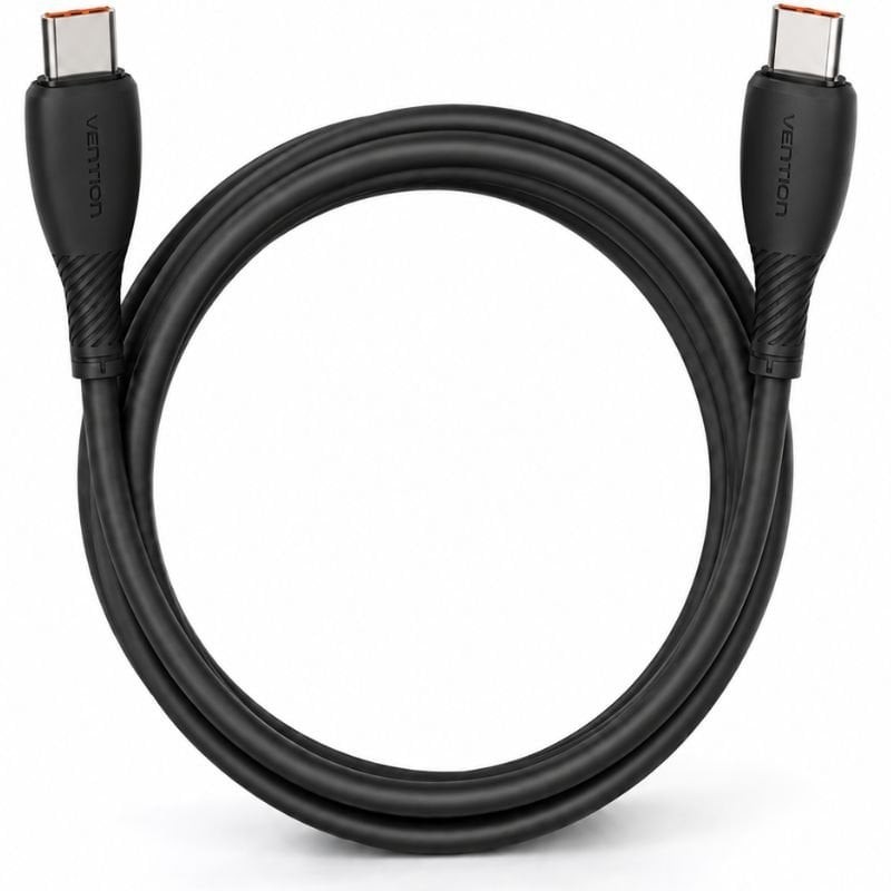 Comprar Cable USB 2.0 Tipo-C Vention TRWBH/ USB Tipo-C Macho - USB Tipo-C Macho/ Hasta 100W/ 480Mbps/ 2m/ Negro - Ganga Electrón