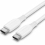 Comprar Cable USB 2.0 Tipo-C Vention TRVWF/ USB Tipo-C Macho - USB Tipo-C Macho/ Hasta 60W/ 480Mbps/ 1m/ Blanco - Ganga Electrón