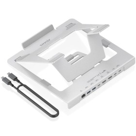Comprar Soporte de Sobremesa - Docking USB Tipo-C Aisens ASUC-7P046-GR/ 2xUSB/ 1xUSB Tipo-C/ 2xHDMI/ 1xRJ45/ 1xUSB Tipo-C PD/ Gr