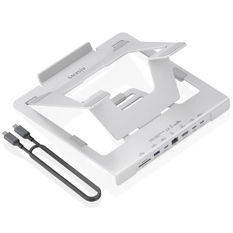 Comprar Soporte de Sobremesa - Docking USB Tipo-C Aisens ASUC-7P045-GR/ 1xUSB/ 1xUSB Tipo-C/ 1xHDMI/ 1xRJ45/ 1xLector de Tarjeta