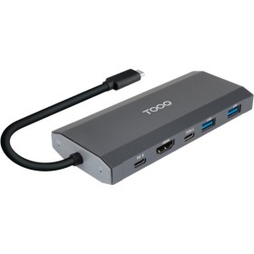 Comprar Docking/Caja Externa USB Tipo-C TOOQ TQE-2241G/ Ranura SSD M.2/ 1xHDMI/ 2xUSB/ 1xUSB Tipo-C/ 1xLector Tarjetas/ 1xUSB Ti