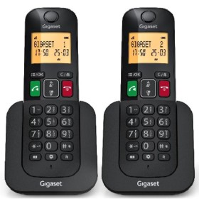 Comprar Teléfono Inalámbrico Gigaset Elemental 400 DUO/ Negro - Ganga Electrónica